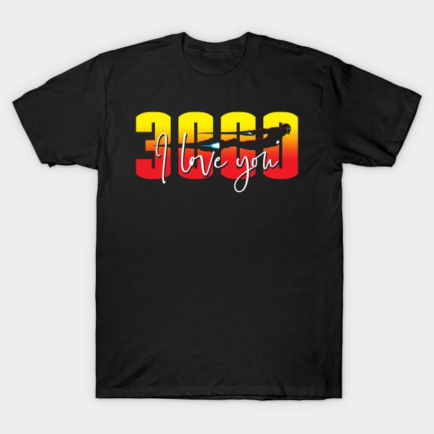 3000 T-Shirt by TrulyMadlyGeekly